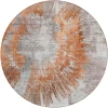 Addison Chantille ACN773-Terracotta 8 ft. X 8 ft. Round Rug