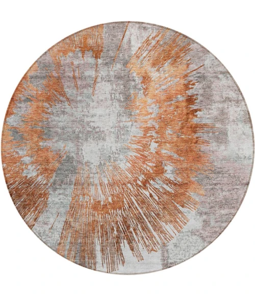 Addison Chantille ACN773-Terracotta 8 ft. X 8 ft. Round Rug