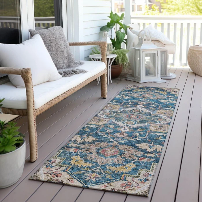 Addison Chantille ACN774-Blue 2 ft. 3 in. X 7 ft. 6 in. Rectangle Rug