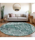 Addison Chantille ACN774-Teal 8 ft. X 8 ft. Round Rug