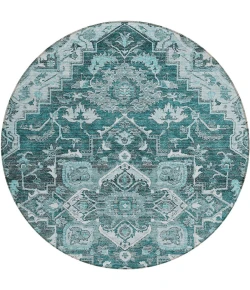Addison Chantille ACN774-Teal 8 ft. X 8 ft. Round Rug