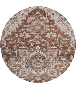 Addison Chantille ACN774-Terracotta 8 ft. X 8 ft. Round Rug
