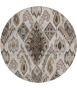 Addison Chantille ACN775-Brown 8 ft. X 8 ft. Round Rug