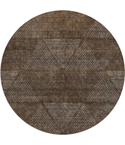 Addison Chantille ACN777-Brown 8 ft. X 8 ft. Round Rug