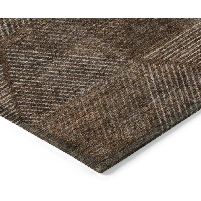 Addison Chantille ACN777-Brown 8 ft. X 8 ft. Round Rug