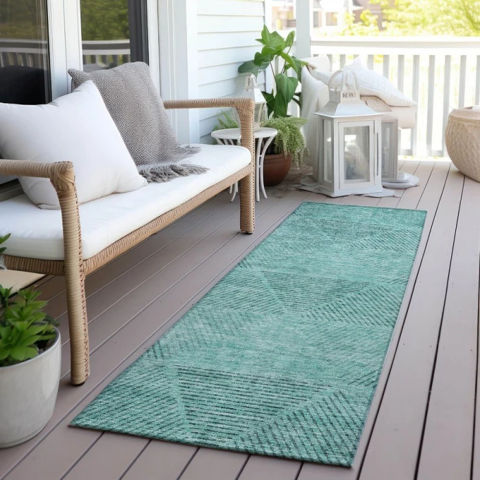Addison Chantille ACN777-Teal 2 ft. 3 in. X 7 ft. 6 in. Rectangle Rug