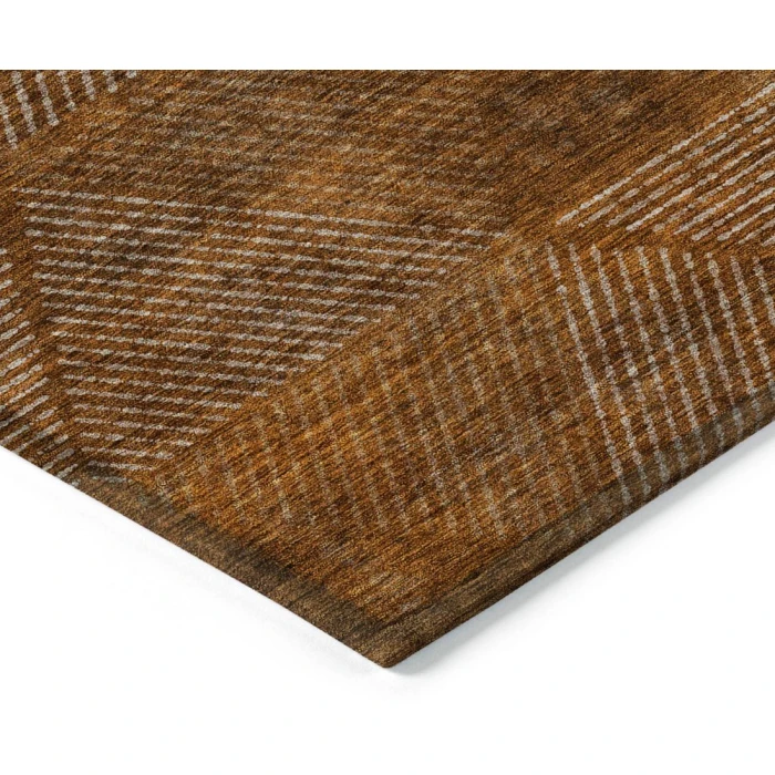 Addison Chantille ACN777-Terracotta 8 ft. X 8 ft. Round Rug