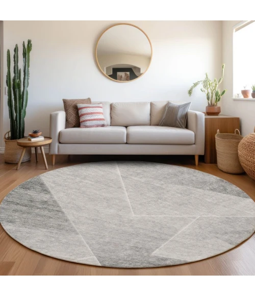 Addison Chantille ACN779-Gray 8 ft. X 8 ft. Round Rug