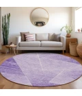 Addison Chantille ACN779-Purple 8 ft. X 8 ft. Round Rug