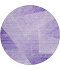 Addison Chantille ACN779-Purple 8 ft. X 8 ft. Round Rug