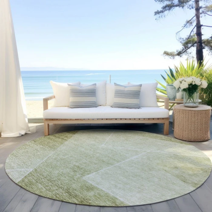 Addison Chantille ACN779-Sage 8 ft. X 8 ft. Round Rug