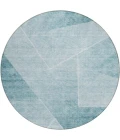 Addison Chantille ACN779-Teal 8 ft. X 8 ft. Round Rug