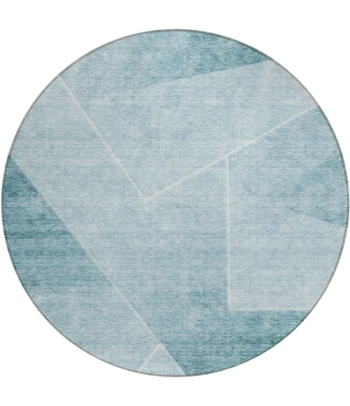 Addison Chantille ACN779-Teal 8 ft. X 8 ft. Round Rug