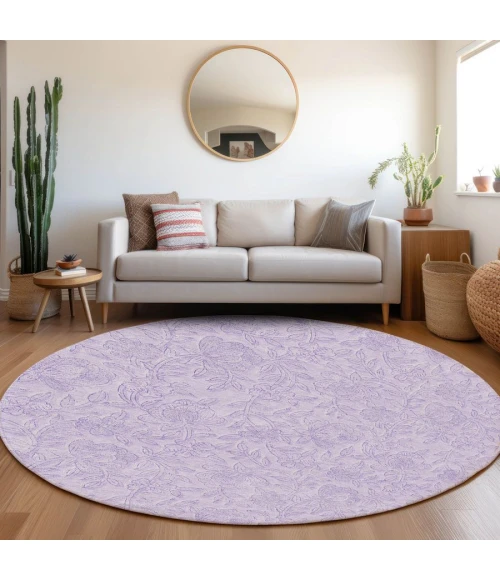 Addison Chantille ACN782-Lilac 8 ft. X 8 ft. Round Rug