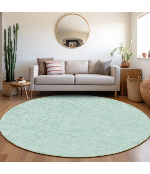 Addison Chantille ACN782-Teal 8 ft. X 8 ft. Round Rug