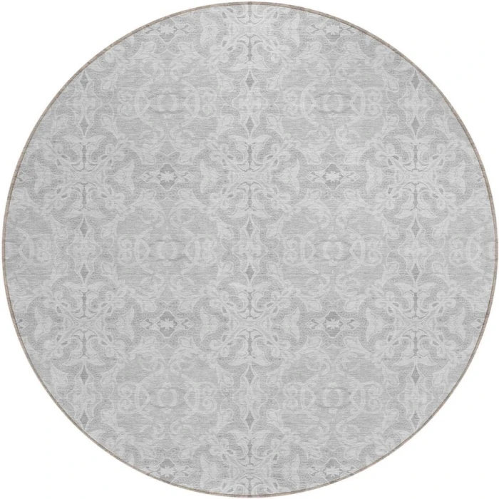 Addison Chantille ACN784-Silver 8 ft. X 8 ft. Round Rug