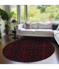 Addison Chantille ACN785-Red 8 ft. X 8 ft. Round Rug