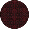 Addison Chantille ACN785-Red 8 ft. X 8 ft. Round Rug