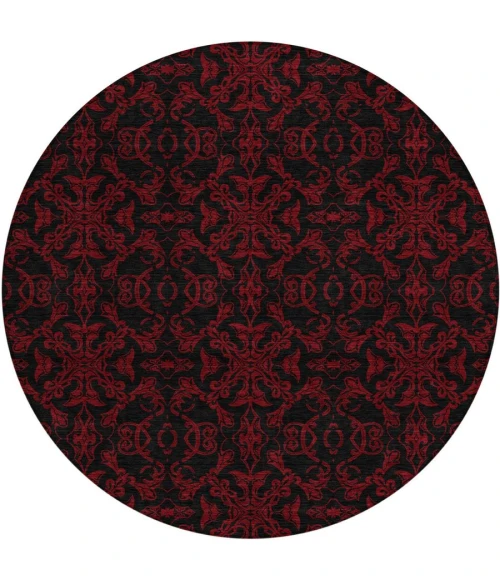 Addison Chantille ACN785-Red 8 ft. X 8 ft. Round Rug