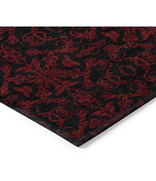 Addison Chantille ACN785-Red 8 ft. X 8 ft. Round Rug