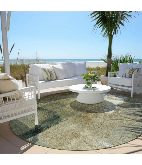 Addison Chantille ACN787-Brown 8 ft. X 8 ft. Round Rug