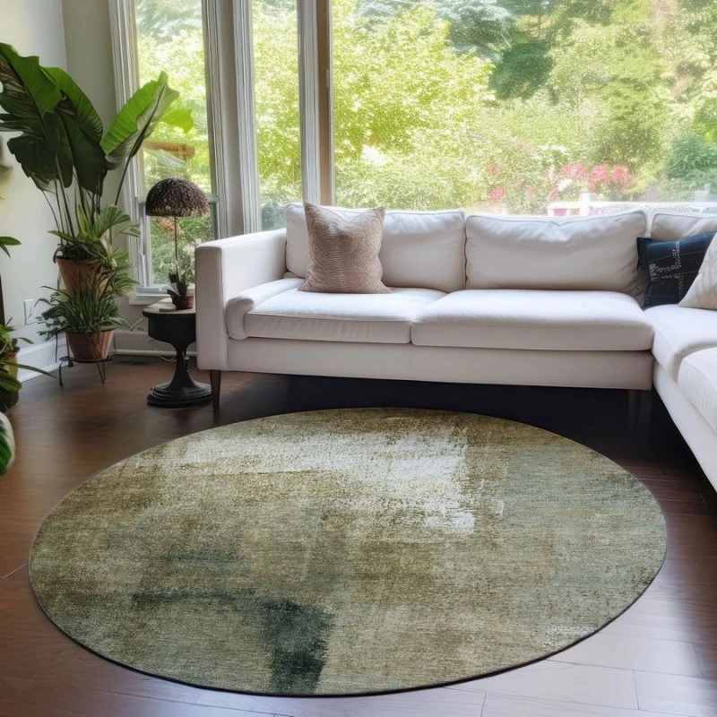 Addison Chantille ACN787-Brown 8 ft. X 8 ft. Round Rug