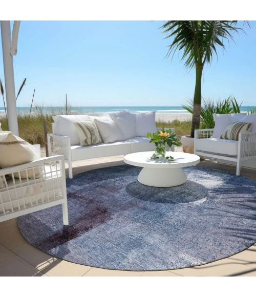 Addison Chantille ACN787-Navy 8 ft. X 8 ft. Round Rug