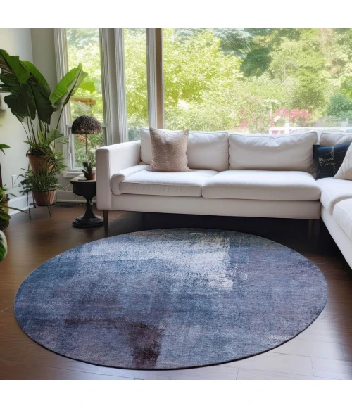 Addison Chantille ACN787-Navy 8 ft. X 8 ft. Round Rug