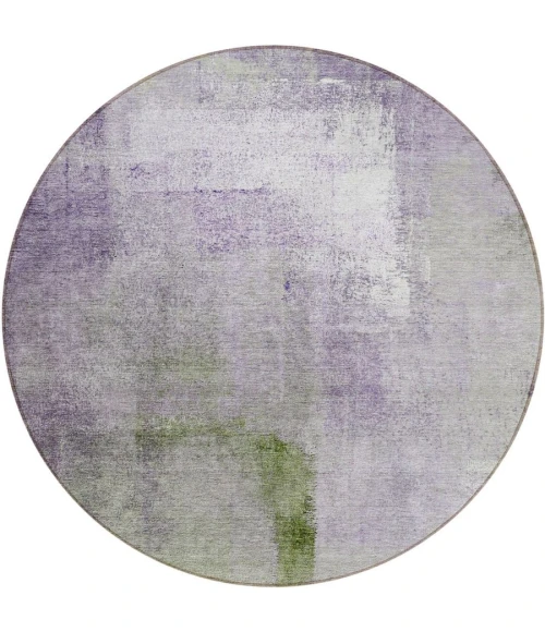 Addison Chantille ACN787-Purple 8 ft. X 8 ft. Round Rug