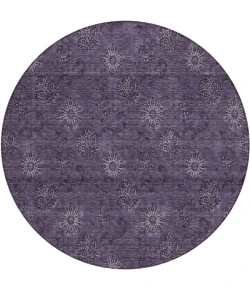 Addison Chantille ACN788-Eggplant 8 ft. X 8 ft. Round Rug