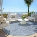 Addison Chantille ACN789-Sky 8 ft. X 8 ft. Round Rug