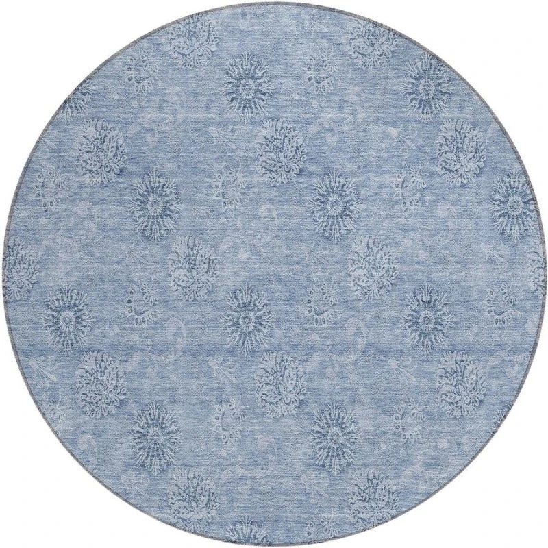 Addison Chantille ACN789-Sky 8 ft. X 8 ft. Round Rug