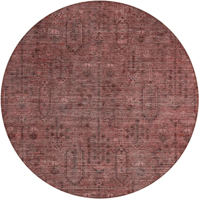 Addison Chantille ACN790-Paprika 8 ft. X 8 ft. Round Rug