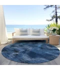 Addison Chantille ACN792-Blue 8 ft. X 8 ft. Round Rug