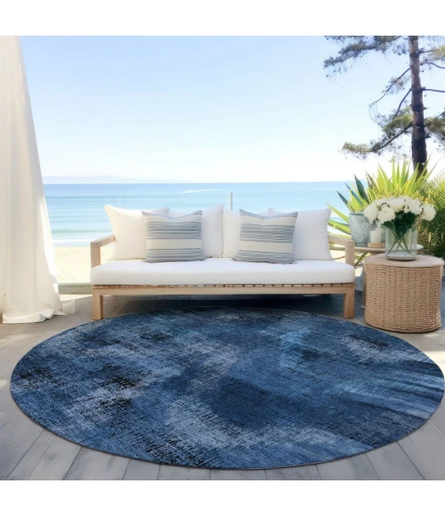Addison Chantille ACN792-Blue 8 ft. X 8 ft. Round Rug
