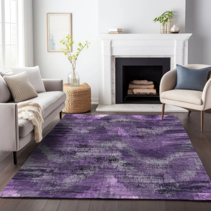 Addison Chantille ACN792-Purple 10 ft. X 14 ft. Rectangle Rug