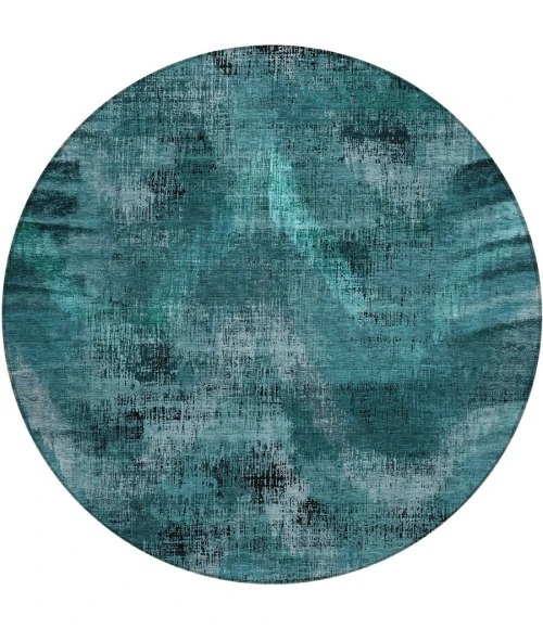 Addison Chantille ACN792-Teal 8 ft. X 8 ft. Round Rug