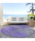 Addison Chantille ACN793-Purple 8 ft. X 8 ft. Round Rug