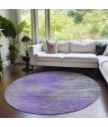 Addison Chantille ACN793-Purple 8 ft. X 8 ft. Round Rug