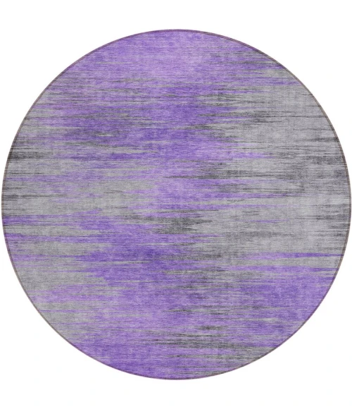 Addison Chantille ACN793-Purple 8 ft. X 8 ft. Round Rug