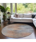 Addison Chantille ACN793-Salmon 8 ft. X 8 ft. Round Rug