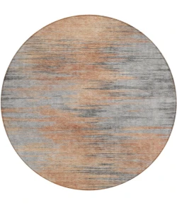 Addison Chantille ACN793-Salmon 8 ft. X 8 ft. Round Rug
