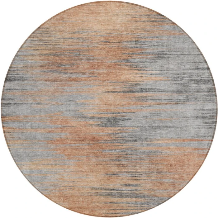 Addison Chantille ACN793-Salmon 8 ft. X 8 ft. Round Rug