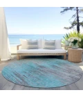 Addison Chantille ACN793-Teal 8 ft. X 8 ft. Round Rug