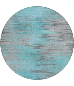 Addison Chantille ACN793-Teal 8 ft. X 8 ft. Round Rug