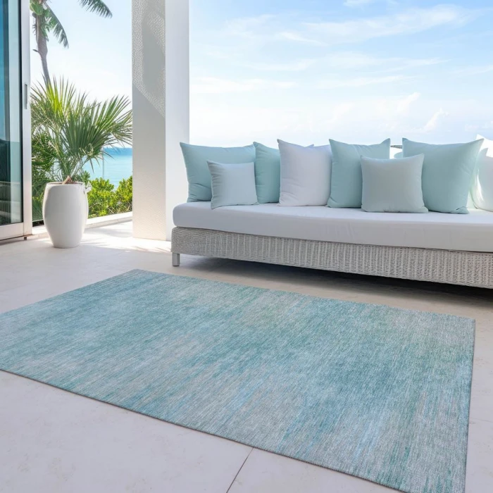 Addison Chantille ACN794-Aqua 9 ft. X 12 ft. Rectangle Rug