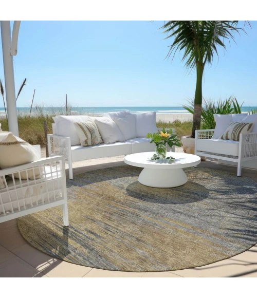 Addison Chantille ACN794-Brown 8 ft. X 8 ft. Round Rug