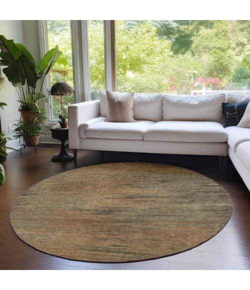 Addison Chantille ACN794-Terracotta 8 ft. X 8 ft. Round Rug