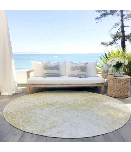 Addison Chantille ACN796-Gold 8 ft. X 8 ft. Round Rug