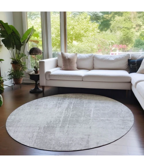 Addison Chantille ACN796-Silver 8 ft. X 8 ft. Round Rug